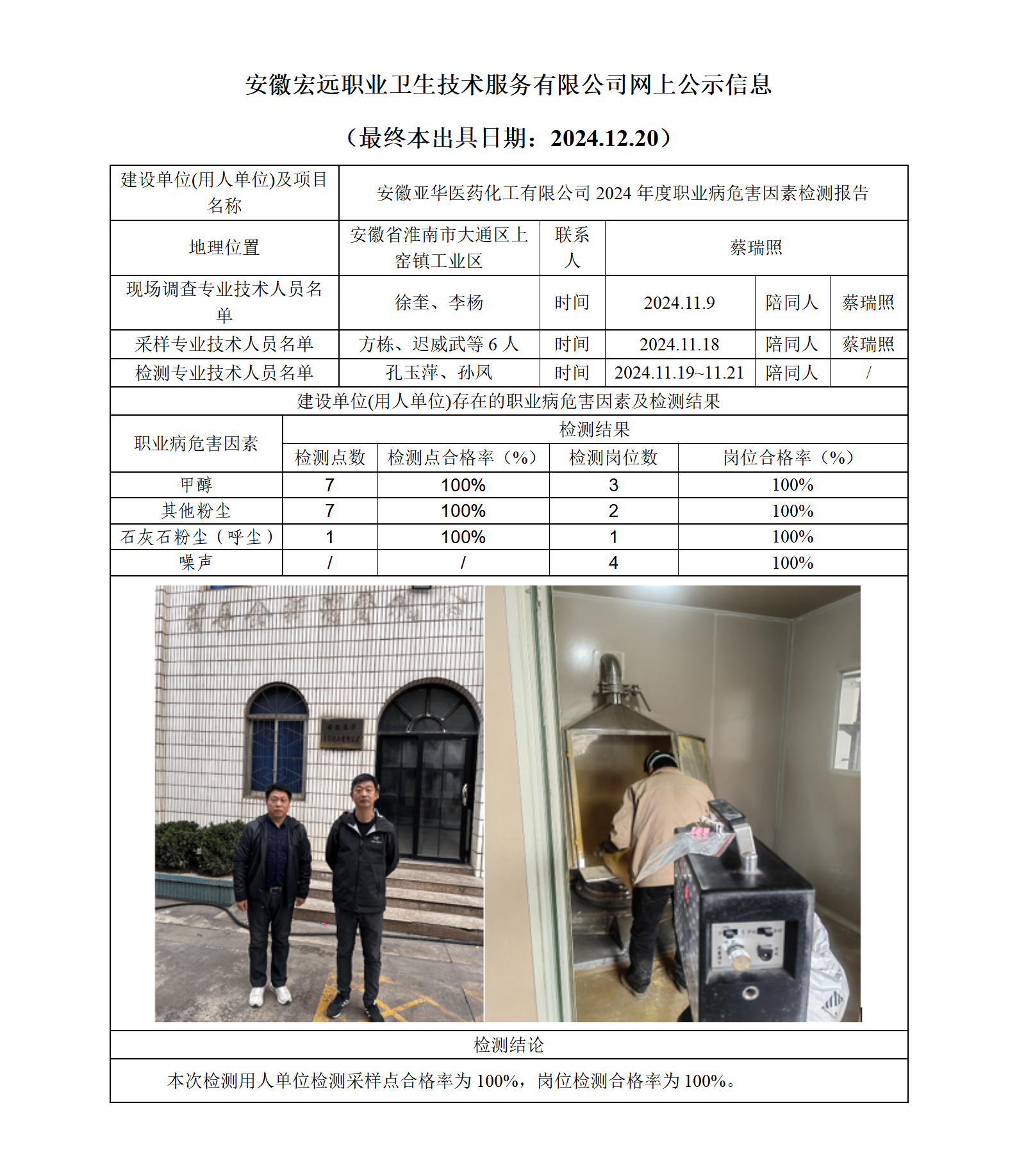 24JC124  安徽亞華醫(yī)藥化工有限公司網(wǎng)上公示（最終本出具日期：2024.12.20）_01.png